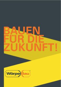 Broschüre einer Baufirma aus Berlin