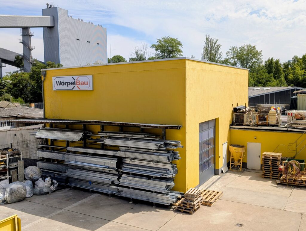 Baubranche Wörpel Bau Lager