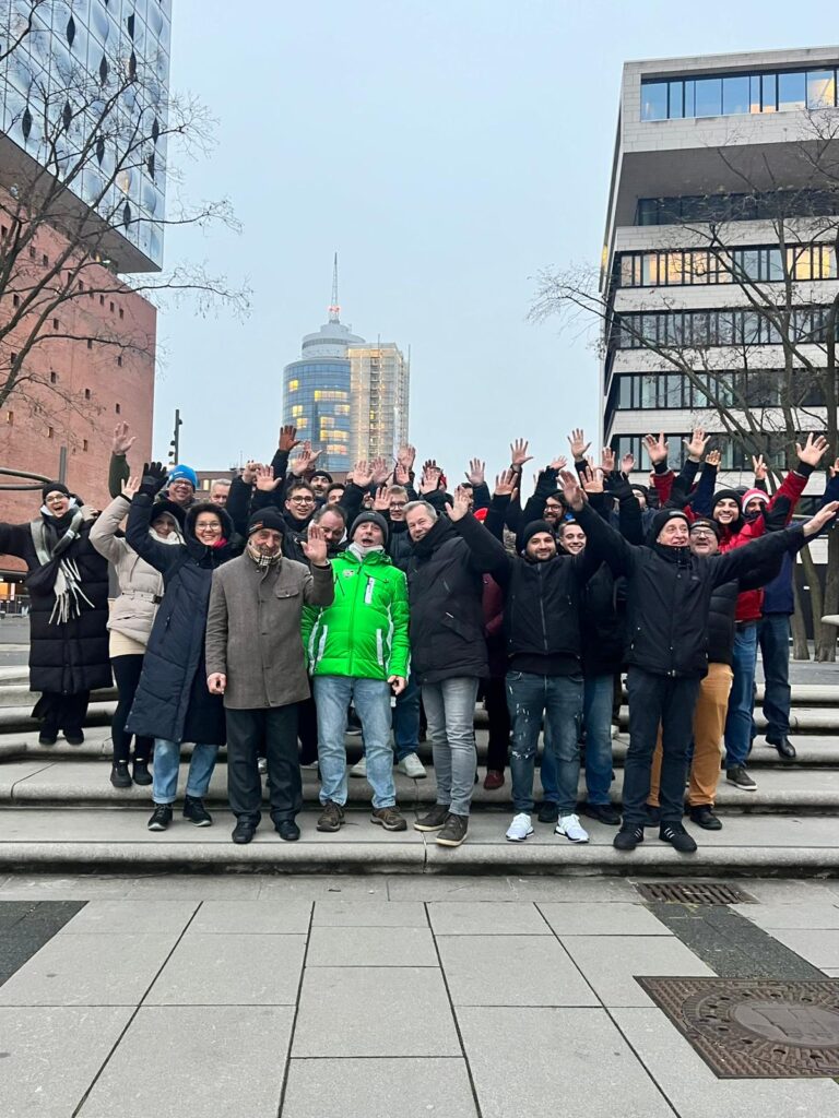 Weihnachtsfeier Gruppenbild