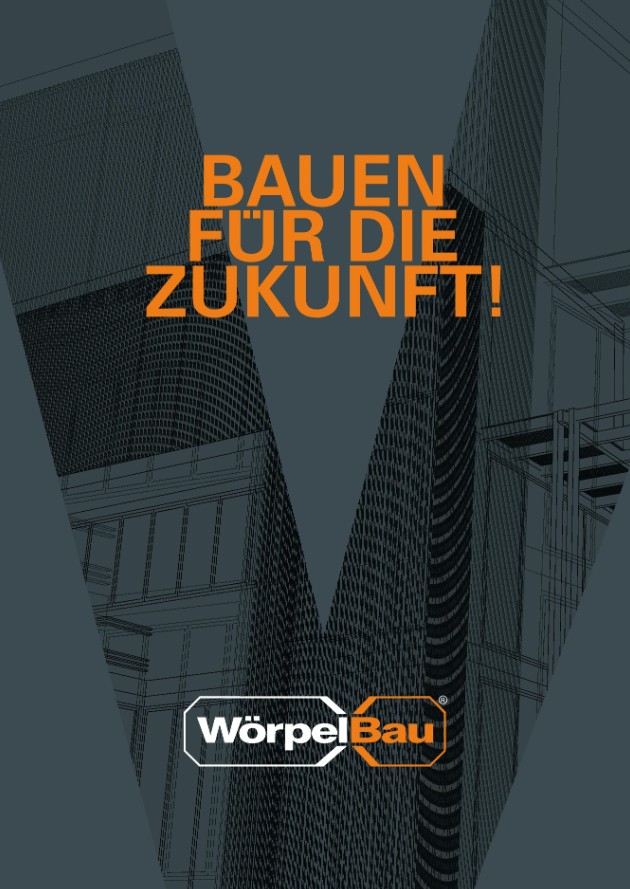 baufirma woerpelbau broschuere Broschüre einer Baufirma aus Berlin