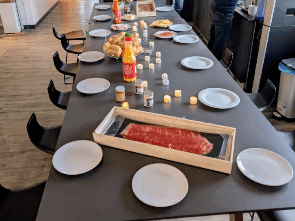 Lachsfrühstück mit Ecophon